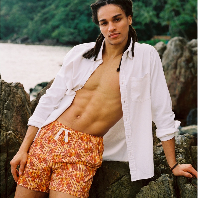 Fair Harbor Men’s Bungalow Short White Lotus