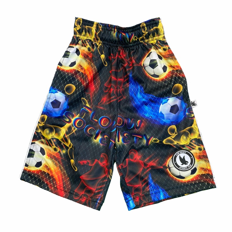 Flow Society Boys Soccer Nets Attack Short