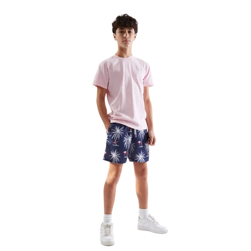 The Drip Shop Kids’ Spring Flamingo Shorts