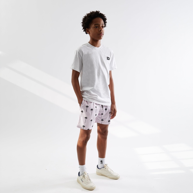 The Drip Shop Kids’ Pink Palms Shorts