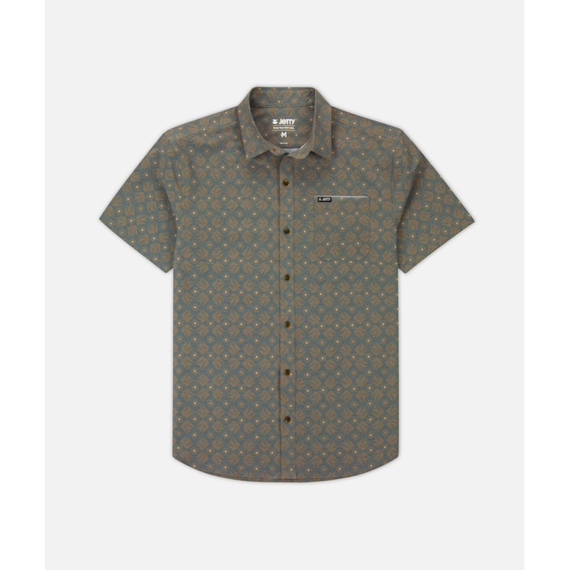 Jetty Men’s Garwood Shirt|Light Blue|Deep Sea|Small|Medium|Large|XLarge