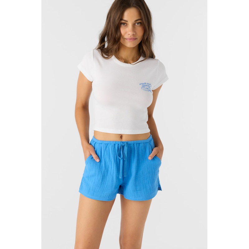 O’Neill Women’s Brenda Shorts|Regatta|White|XSmall|Small|Medium|Large