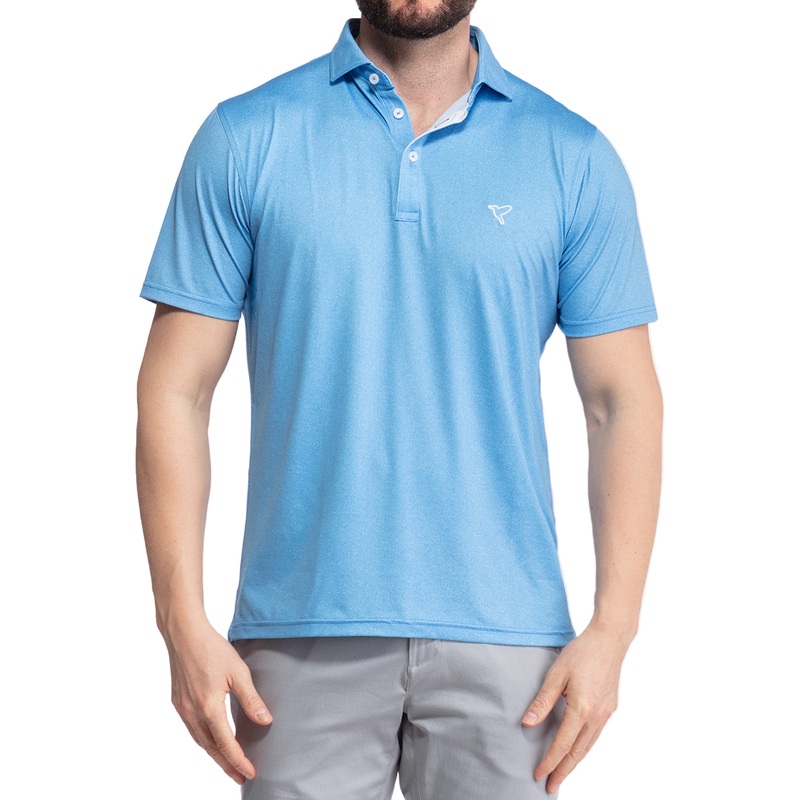 Birddogs Performance Polo|Provence Heather|Charcoal Heather|Navy heather|Blue Stripes|Grey Stripes|Purple Stripes|Green Stripes|Small|Medium|Large|XLarge