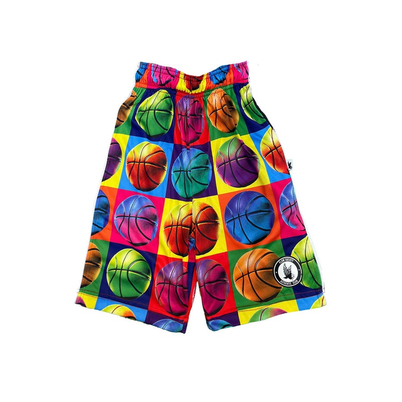 Flow Society Boys’ Basketball Pop Art Short