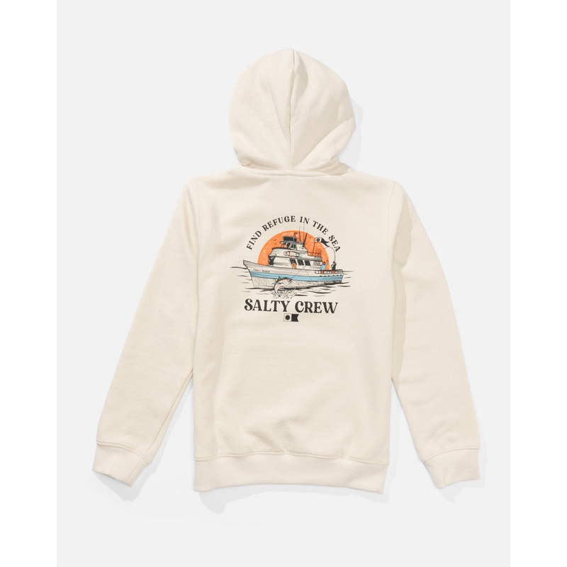 Salty Crew Boys’ Day Charter Fleece Hoodie
