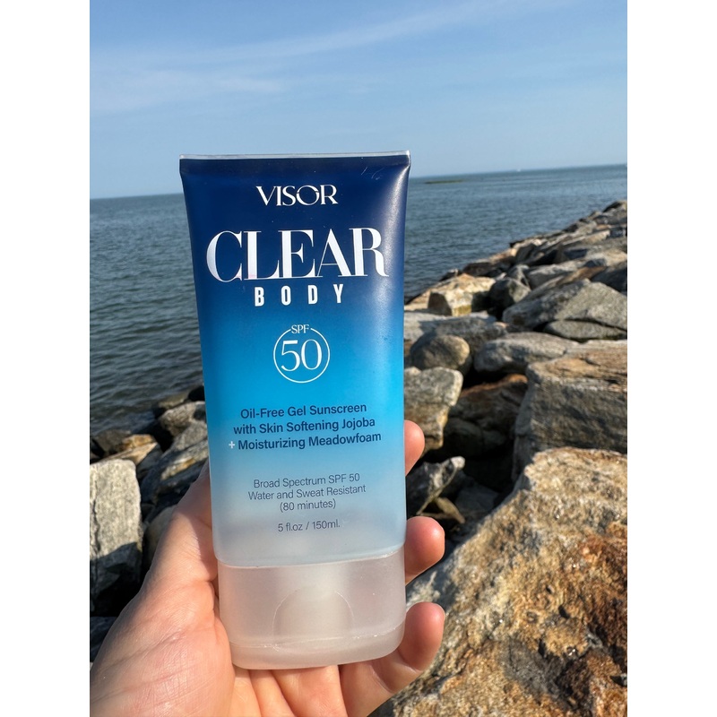 Visor Clear Body Gel SPF 50 Sunscreen with Jojoba
