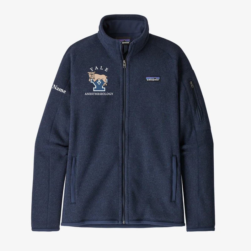 Yale Anesthesiology Ladies Patagonia Better Sweater Full Zip