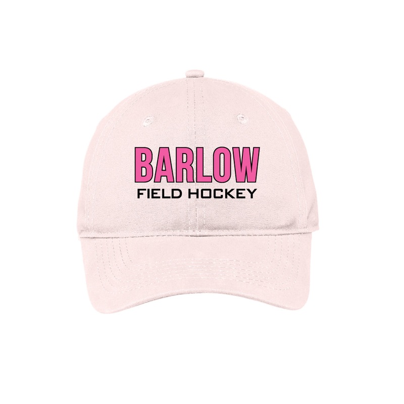 Barlow Field Hockey PINK Baseball Hat