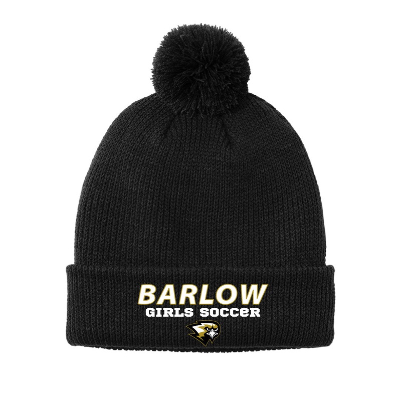 Barlow Girls Soccer Pom Beanie