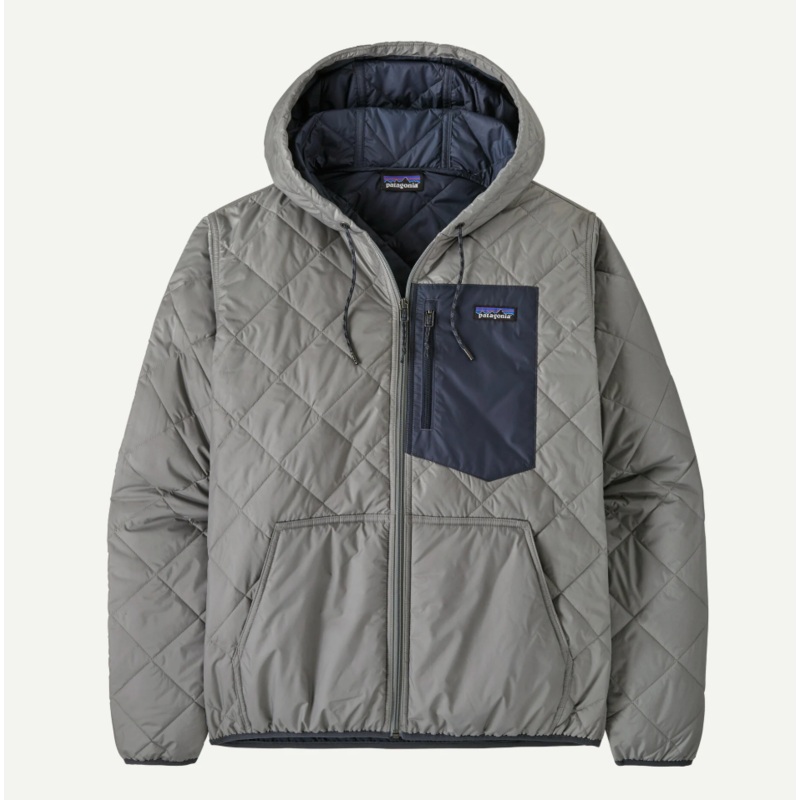 Patagonia Men’s Diamond Quilted Bomber Hooded Jacket