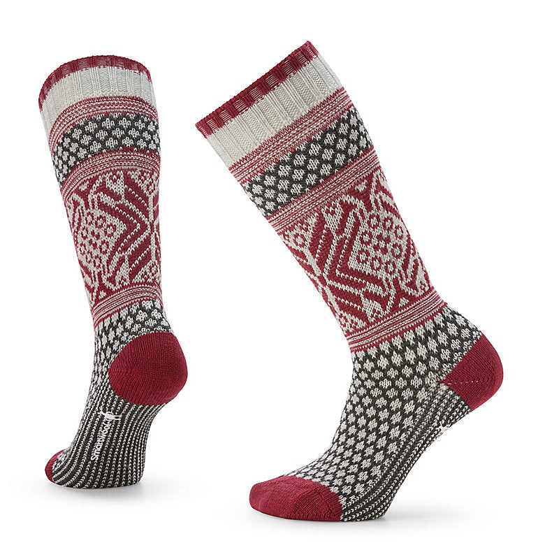 Smartwool Everyday Popcorn Snowflake Pattern Full Cushion Crew Socks