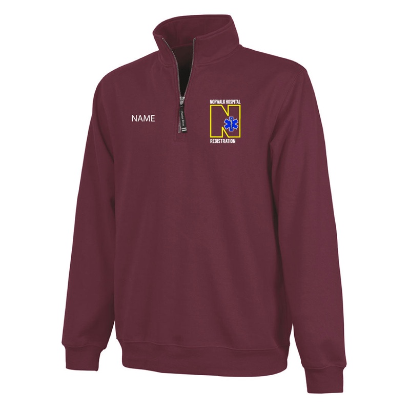 Norwalk Hospital Registration 1/4 Zip Sweatshirt