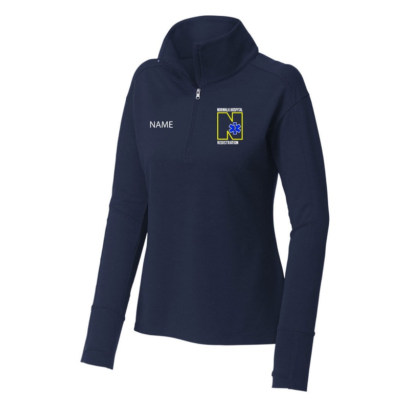 Norwalk Hospital Registration Wicking Fleece 1/4 Zip