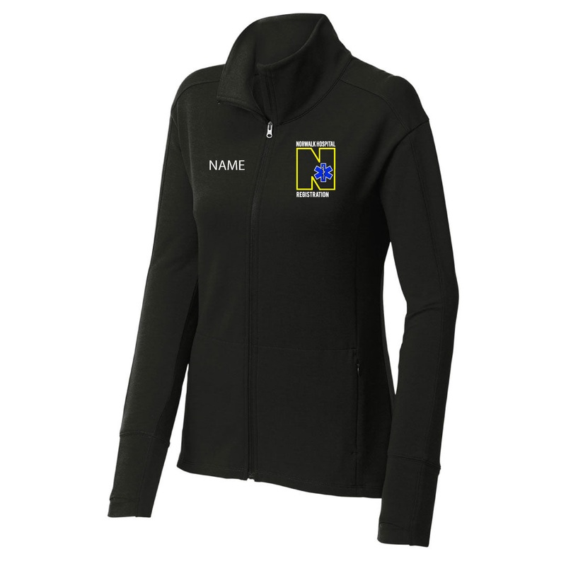 Norwalk Hospital Registration Wicking Fleece Full Zip