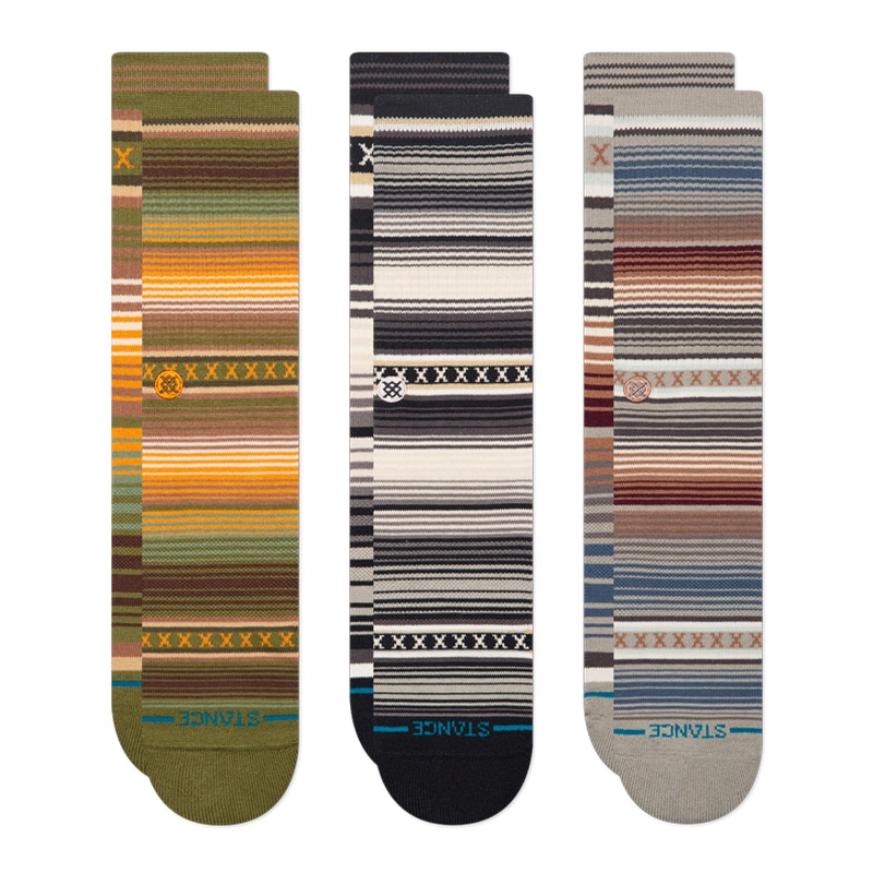Stance Curran 3 Pack Crew Socks