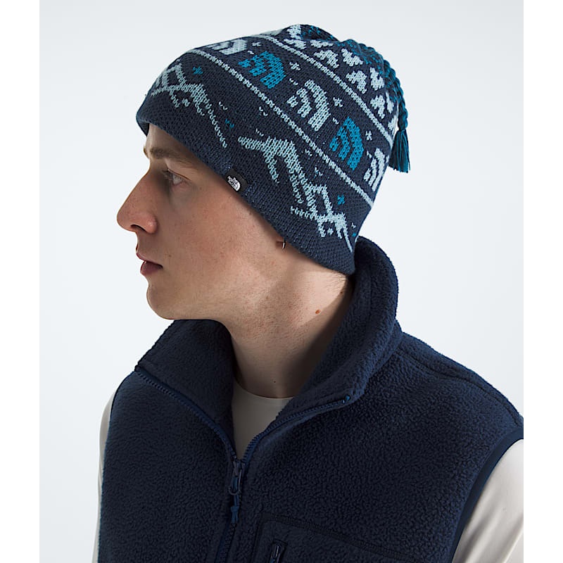 The North Face Cabin Ski Tube|Summit Navy Jacquard/Tassel-HMR