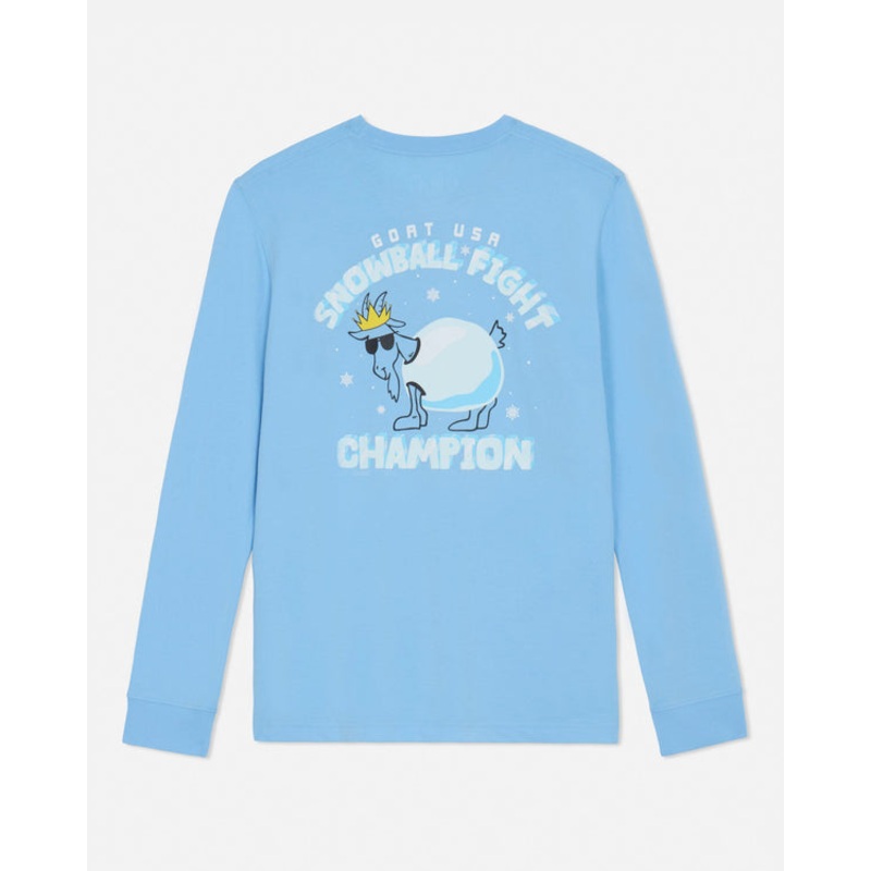 Goat USA Youth Kids’ Snowball Long Sleeve T-Shirt