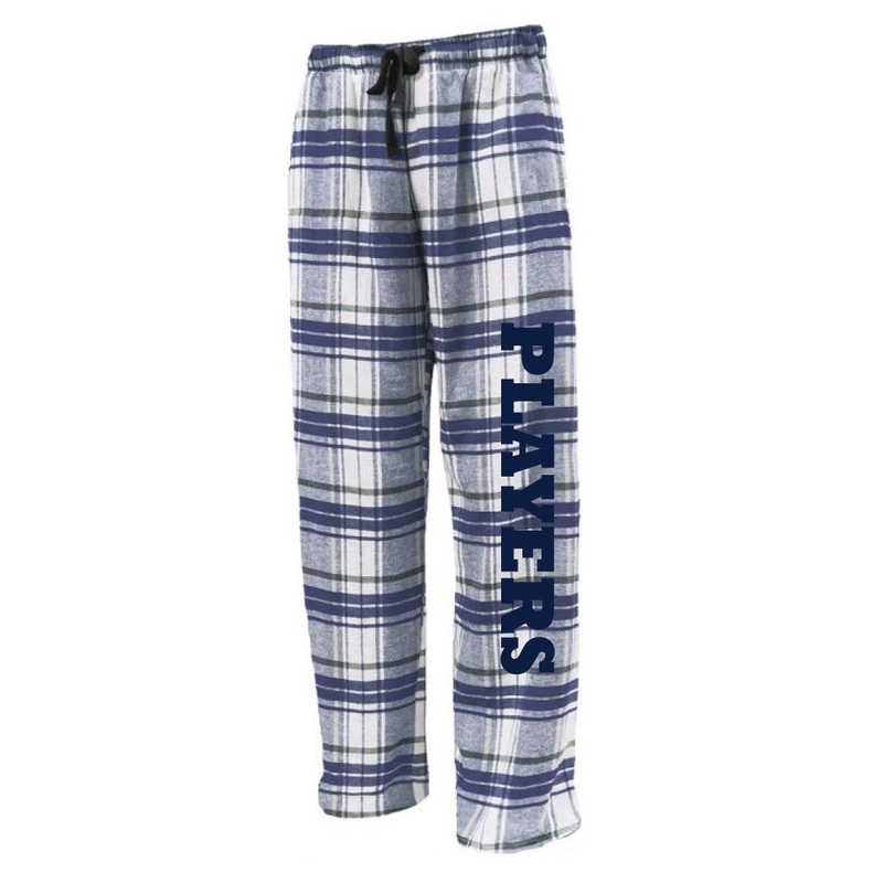 Staples Players Flannel Pants|White/Navy|Buffalo /Navy|Adult XS|Adult S|Adult M|Adult L|Adult XL|Adult XXL