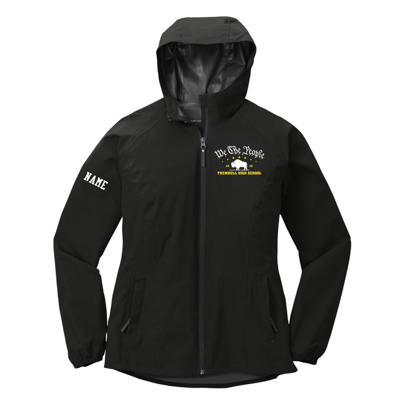 We The People Full Zip Wind/Rain Jacket