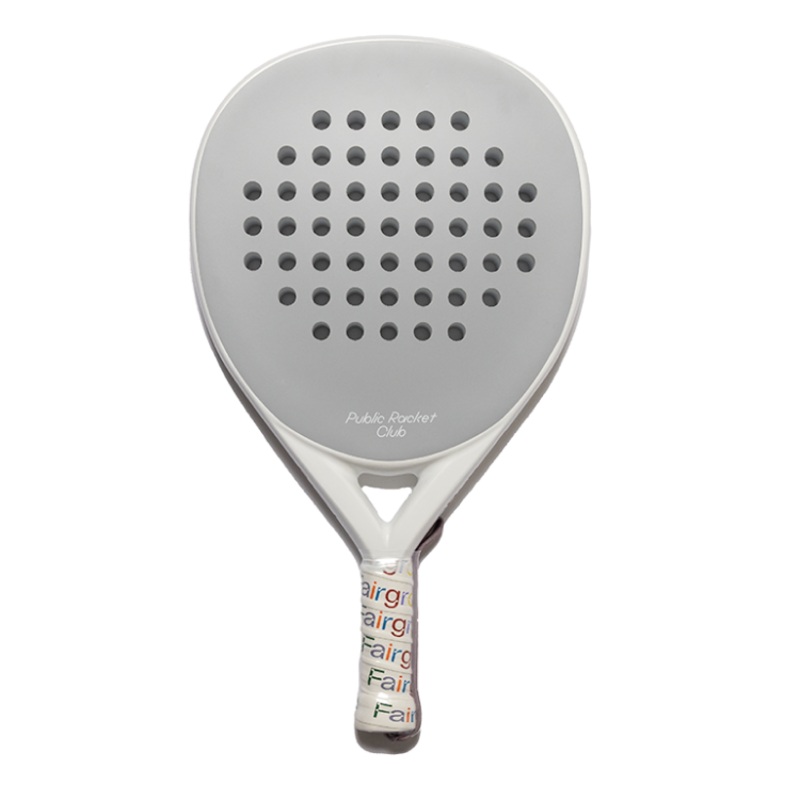 Ultimate Padel Racket – White/Grey