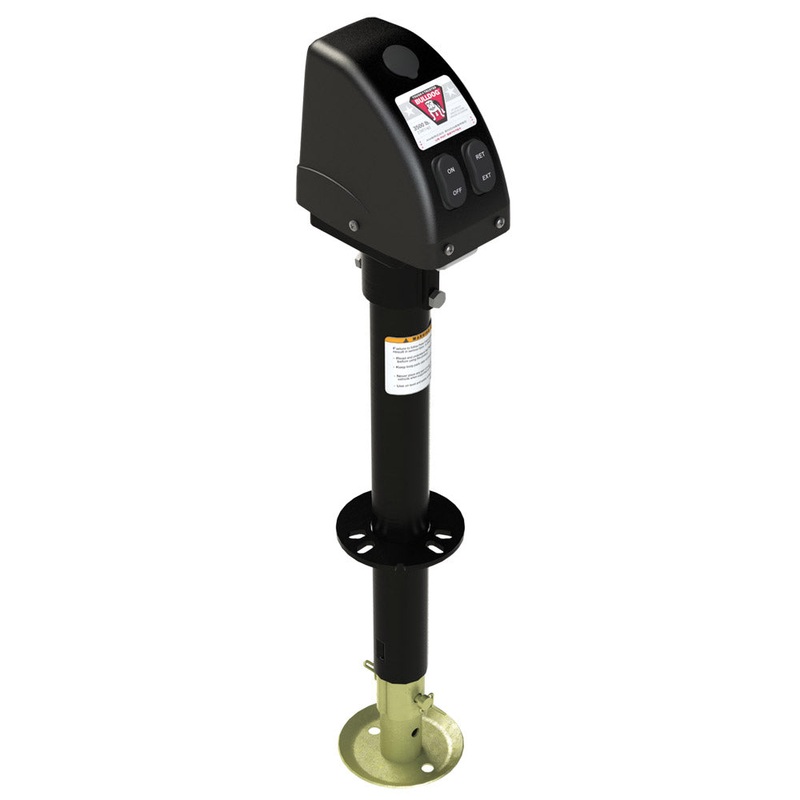 Bulldog 3,500lbs A-Frame RV Jack w/Powered Drive – 12V – Black Cover [500187]
