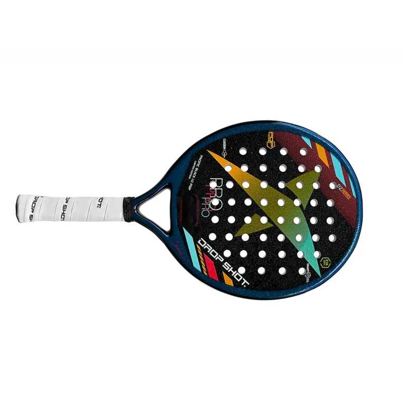 DROPSHOT Pacific Black LE 1.0 (Limited Edition) Signature D2 Series POP TENNIS PADDLE