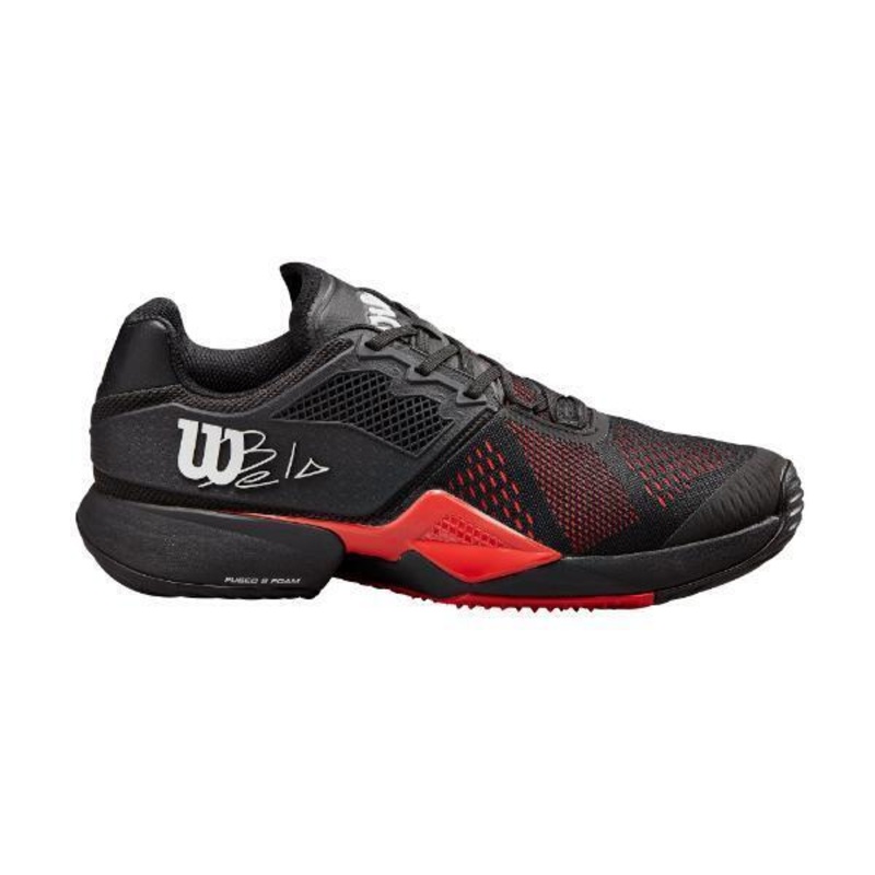Wilson BELA PRO PADEL SHOE|Black/Red|8.5|9|9.5|10|10.5|11|11.5|12|13