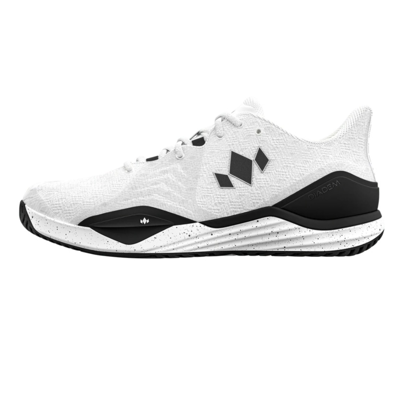 Diadem Mens Court Burst Hard Court Shoe – White Black