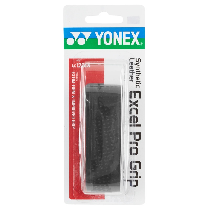 Yonex Synthetic Leather Excel Pro Replacement Grip- Black
