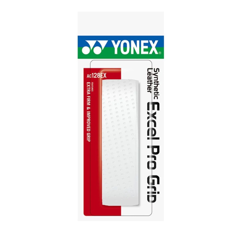 Yonex Synthetic Leather Excel Pro Replacement Grip- White
