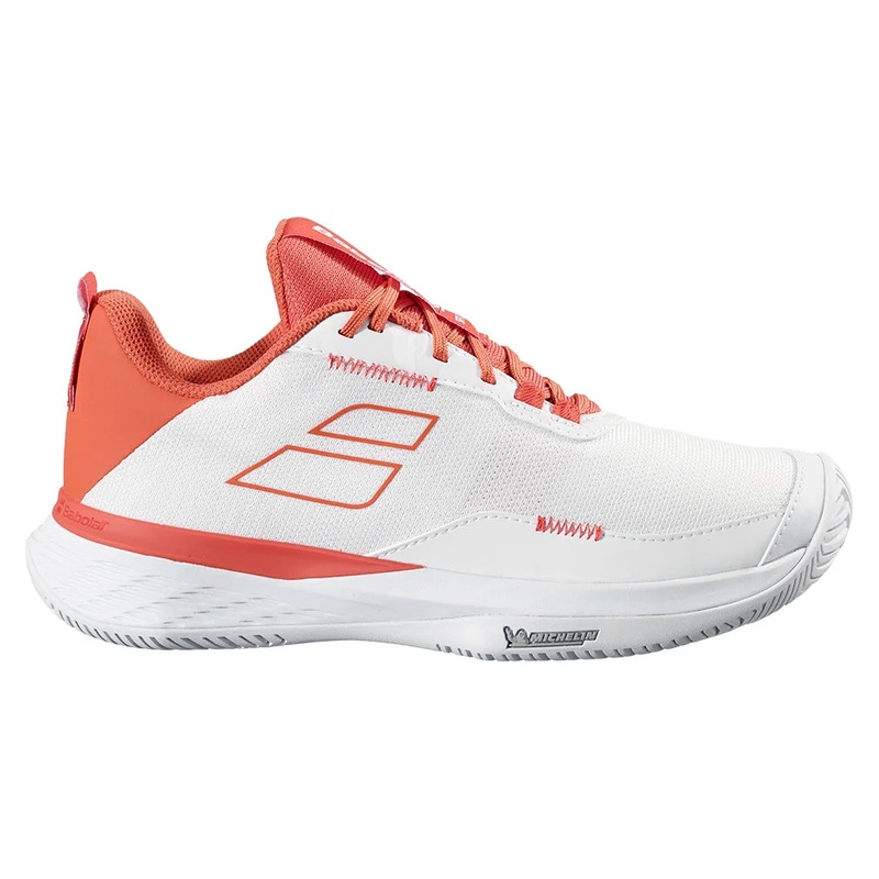BABOLAT  SFX Evo All Court Women`s Tennis Shoes White and Terra Cotta