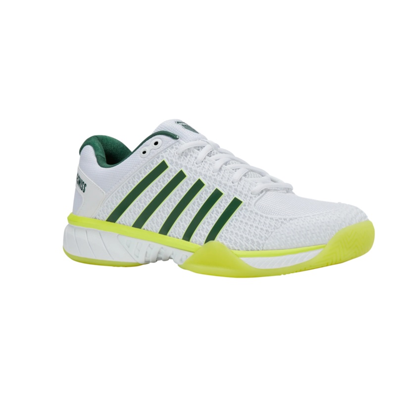 KSWISS EXPRESS LIGHT PICKLEBALL MEN’S – WHITE NEON YELLOW