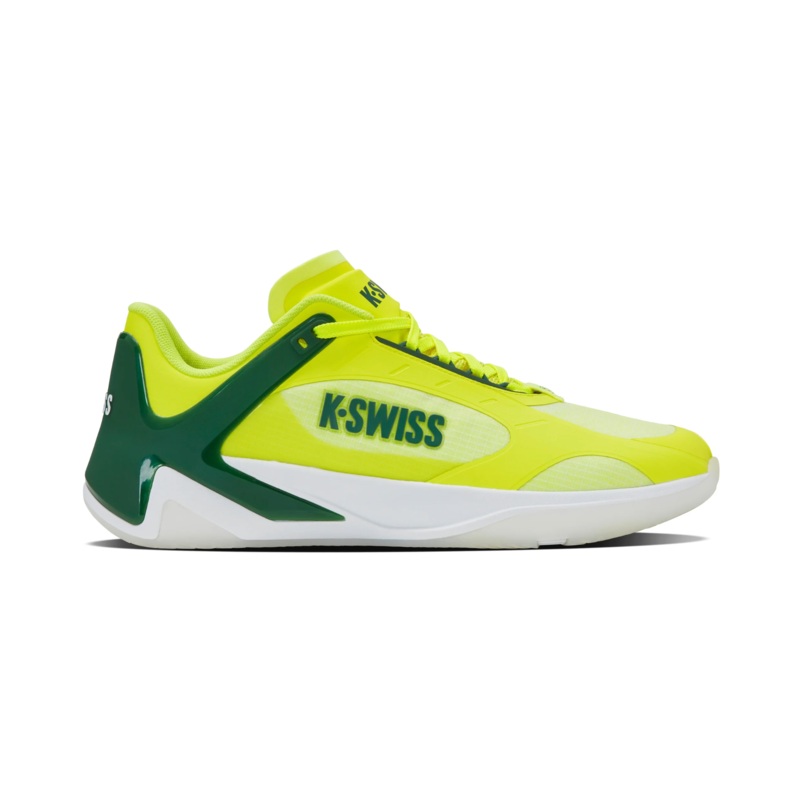 Kswiss K-Frame Pickleball Men’s Shoe – NEON LIME/EDEN/WHITE