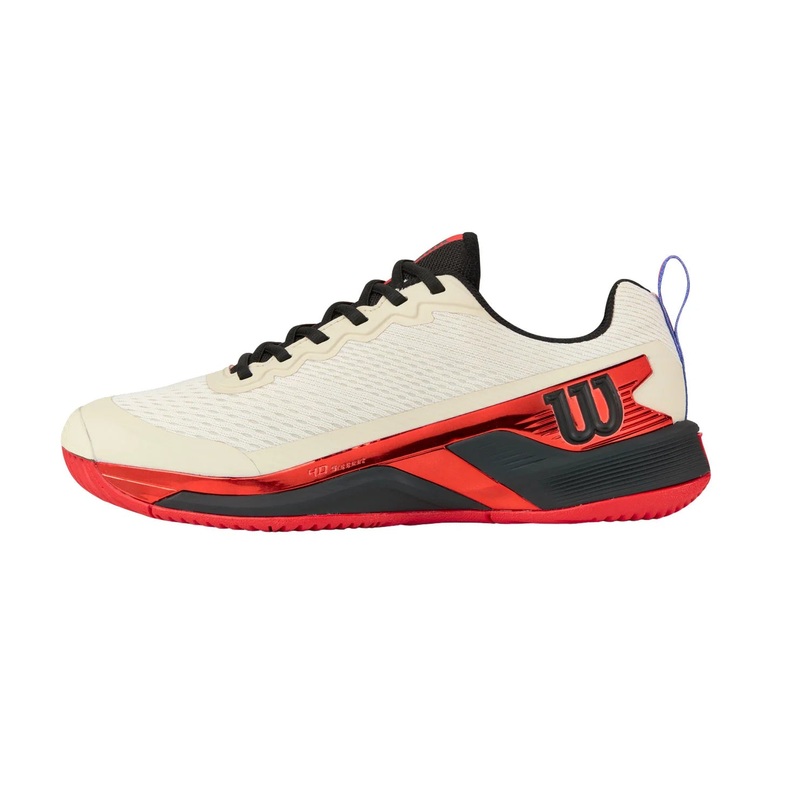 Wilson Rush Pro 4.5 USO Mens shoes – Tofu / Infared / Black