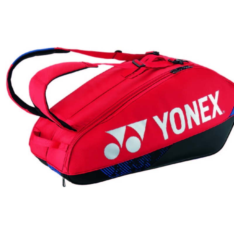 Yonex Pro 6 Racquet Bag 2024|Cobalt Blue|Black|Scarlett