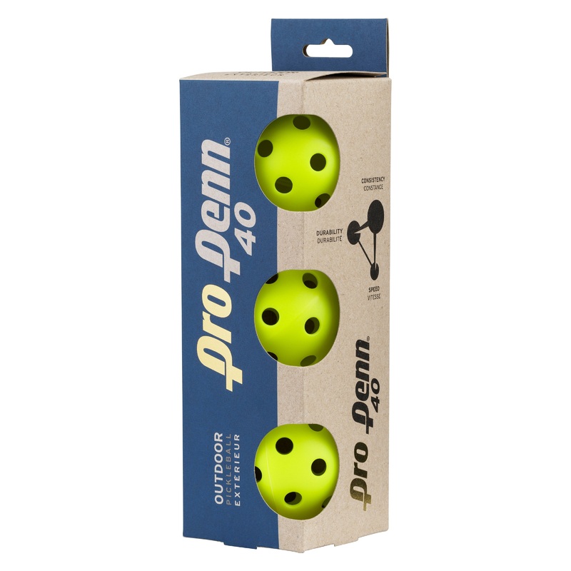 Pro Penn 40 Outdoor Pickleball Balls – 3 Pack