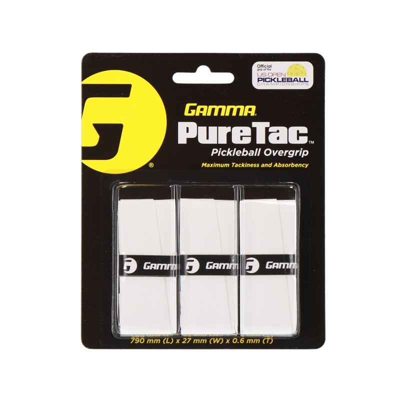 Gamma Sports Pickleball PureTac Overgrip – 3 Units