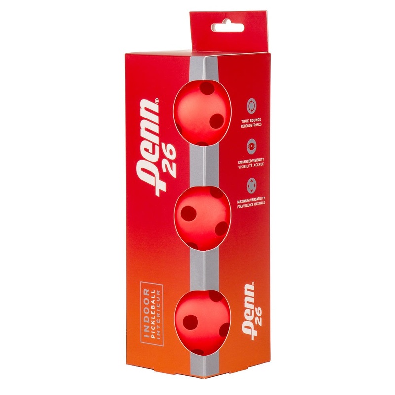 Penn 26 Indoor Pickleball Balls – 3 Pack