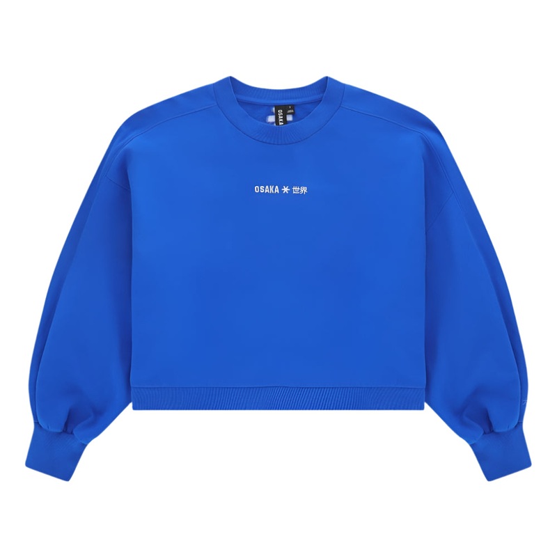 Osaka Women Cropped Sweater | Princess Blue