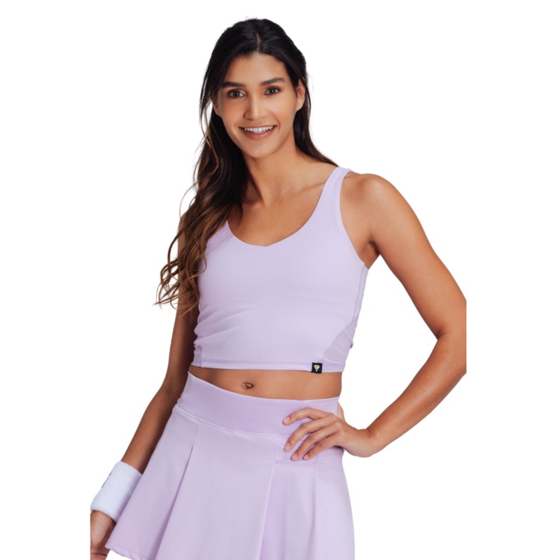 GLDN PNT Match Point Bra Top Lilac