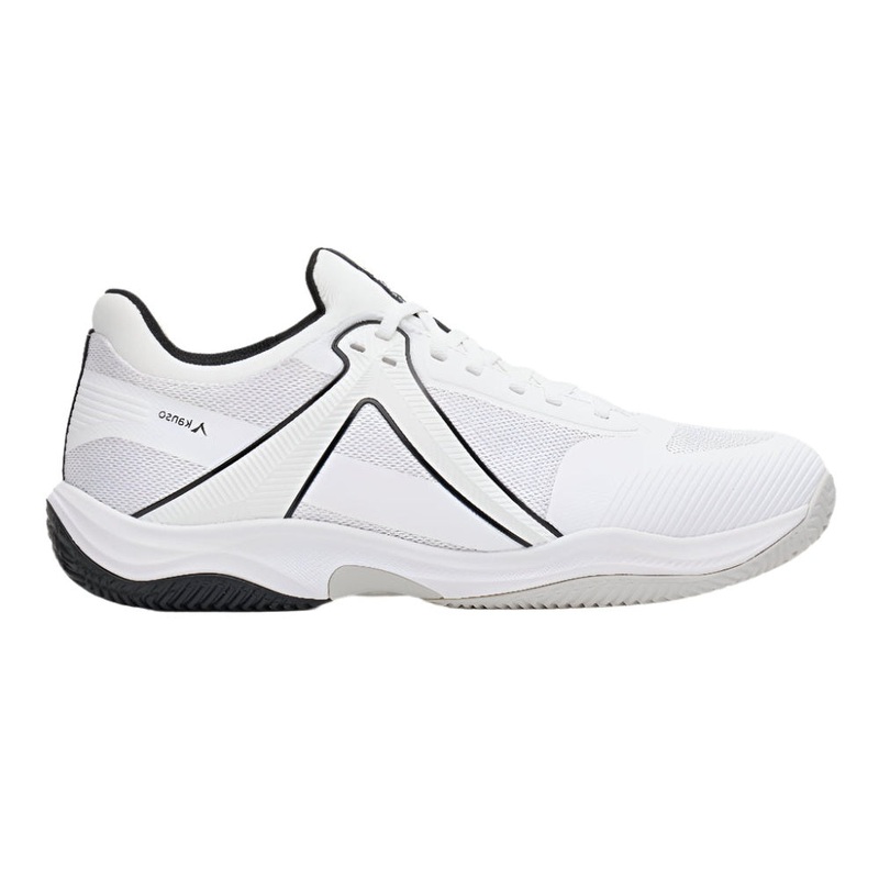 Kanso Sports Padel Shoes – EQ SoftCourt – White & Black
