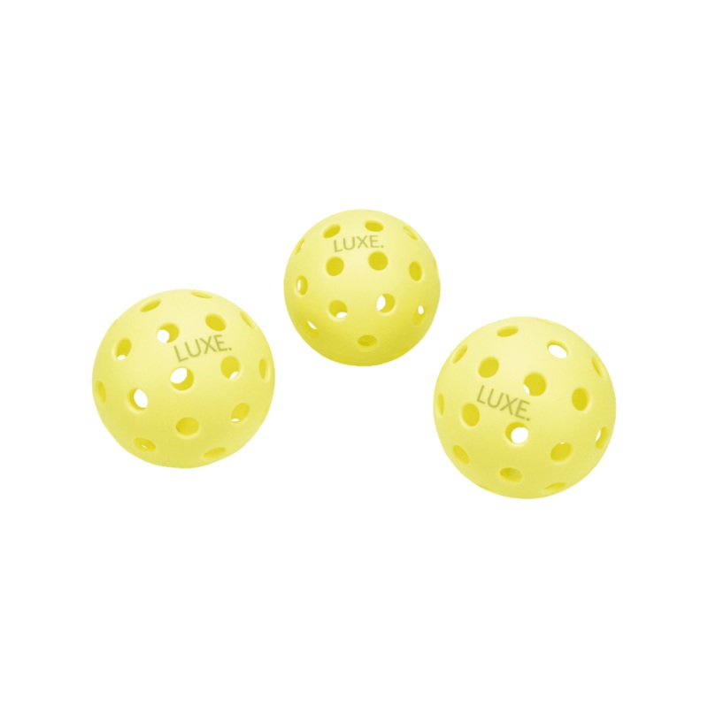Luxe Pickleball Lemon Pickleballs – Pack of 3