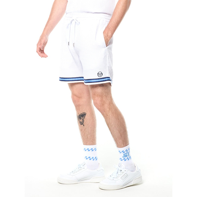 Sergio Tacchini Chiaro Cabana Short – Brilliant White