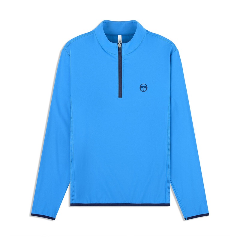 Sergio Tacchini Elio 1/4 Zip Pullover – French Blue