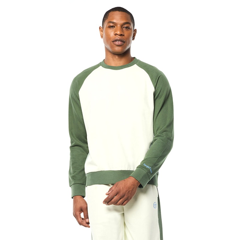 Sergio Tacchini Suonare Crewneck – Almost Aqua