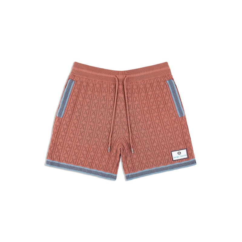 Sergio Tacchini Aldo Pointelle Shorts – Light Mahogany