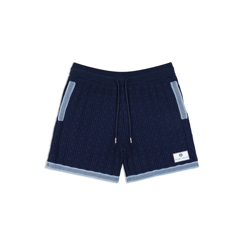 Sergio Tacchini Aldo Pointelle Shorts – Maritime Blue