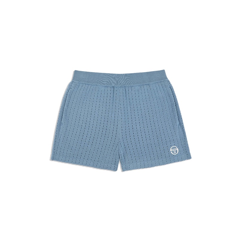 Sergio Tacchini Zola Knit Shorts – Faded Denim