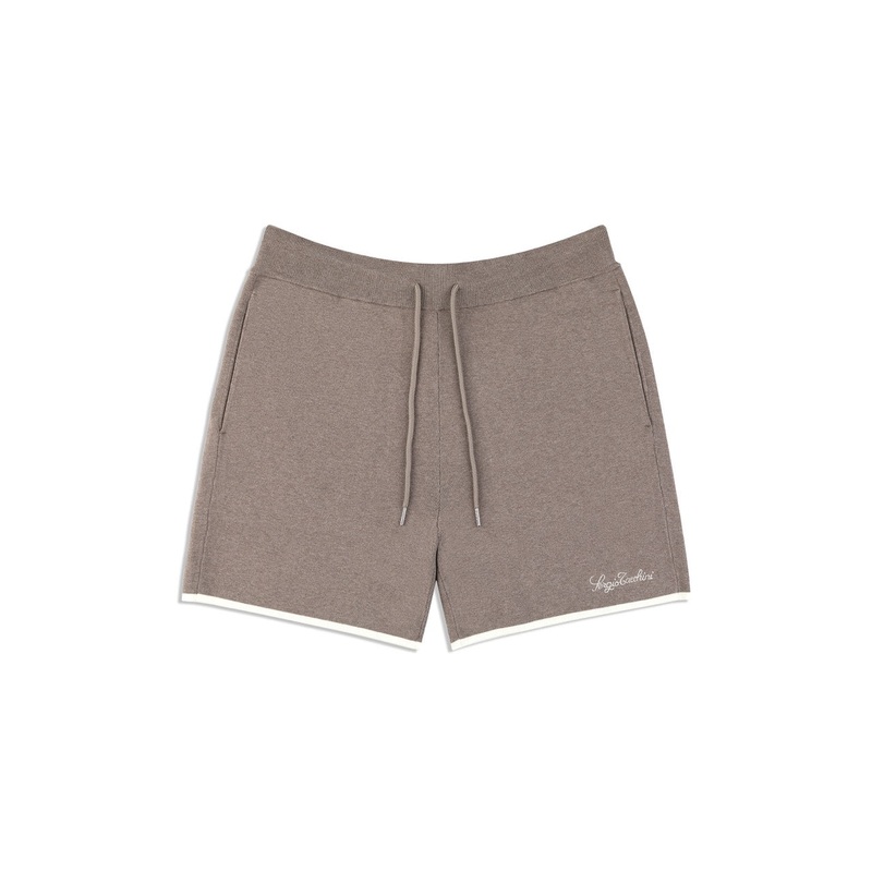 Sergio Tacchini Enzo Knit Shorts – Taupe Grey