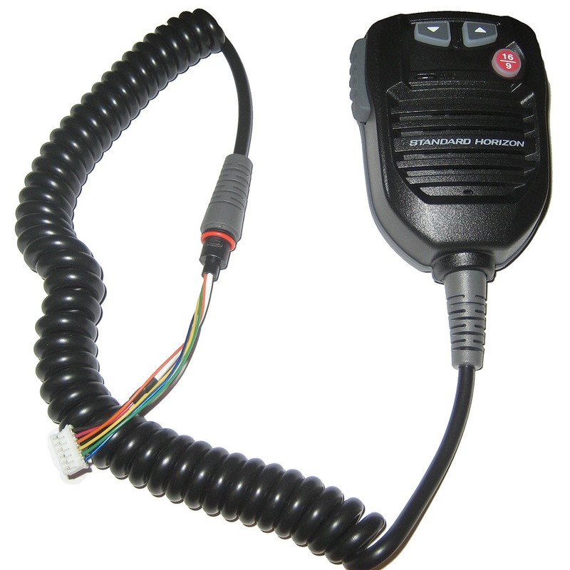 Standard Horizon Replacement VHF Mic f/GX2000B, GX2100B, GX2150B, GX2200B – Black [CS2308402]